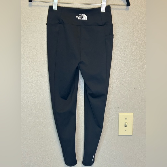 The North Face Girls "Never Stop" Tights Black Flashdry Leggings Yoga Sz M (10) - Picture 4 of 9
